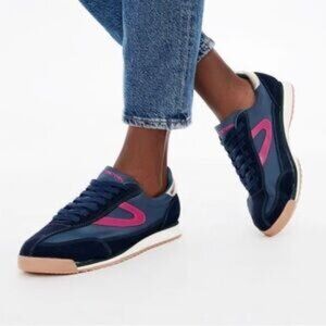 TRETORN Women's Rawlins Leather/ Textile Casual Lace-Up Sneakers size 7